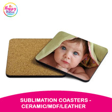 Sublimation Coasters - Ceramic/MDF/Leather