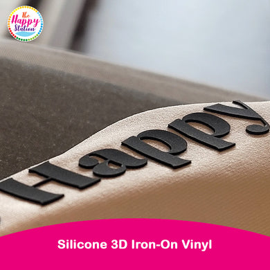 THE HAPPY STATION | Silicone 3D Iron-On Vinyl