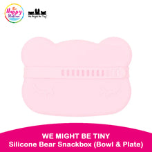 WE MIGHT BE TINY | Silicone Bear Snackbox (Bowl & Plate)