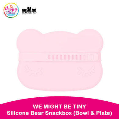 WE MIGHT BE TINY | Silicone Bear Snackbox (Bowl & Plate)