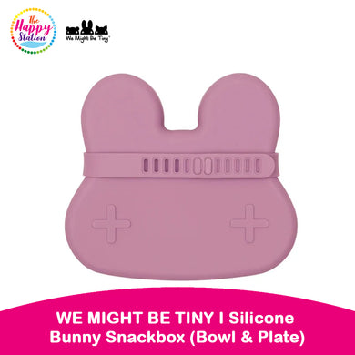 WE MIGHT BE TINY | Silicone Bunny Snackbox (Bowl & Plate)