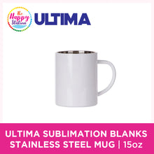 ULTIMA | Sublimation Blanks Stainless Steel Mug - White, 15oz/450ml