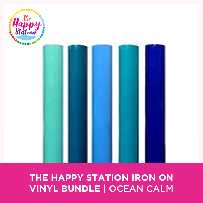 THE HAPPY STATION | Ocean Calm Iron On  Bundle