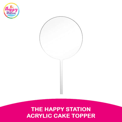 THE HAPPY STATION | Acrylic Cake Topper