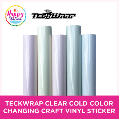 Teckwrap Clear Cold Color Changing Craft Vinyl Sticker
