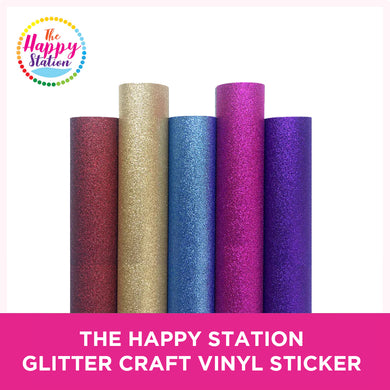 The Happy Station Glitter Sticker