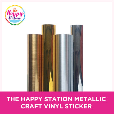 THE HAPPY STATION | Metallic Craft Vinyl Sticker