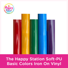 The Happy Station Soft-PU Basic Colors Iron On Vinyl
