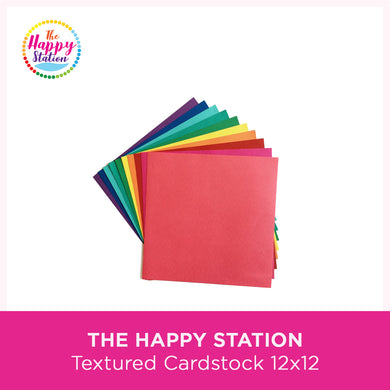 The Happy Station Textured Cardstock 12
