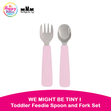 WE MIGHT BE TINY | Toddler Feedie Spoon and Fork Set