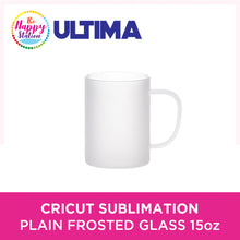 ULTIMA | Sublimation Plain Frosted Glass Mug, 15oz/450ml