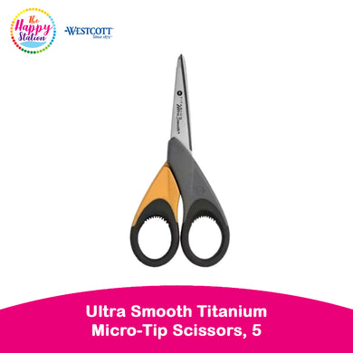 WESTCOTT | Ultra Smooth Titanium Micro-Tip Scissors, 5