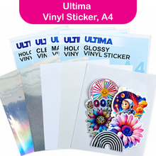 ULTIMA | Vinyl Sticker, A4 (compatible with dye and pigment inks)