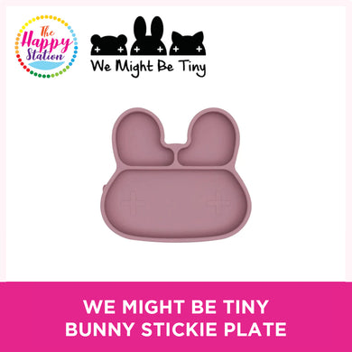 WE MIGHT BE TINY | Stickie Plate, Bunny