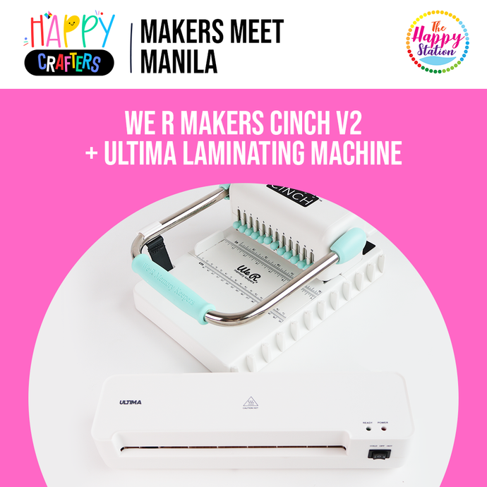 WE R MAKERS | Cinch Book Binding Tool, V2 with FREE Ultima Laminating Machine