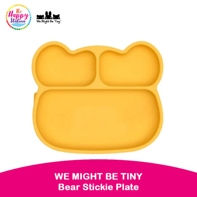 WE MIGHT BE TINY | Bear Stickie Plate