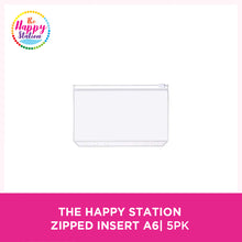 THE HAPPY STATION | Zipped Inserts - A6, 5ct