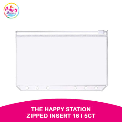 THE HAPPY STATION | Zipped Inserts - A6, 5ct