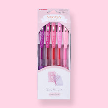 ZEBRA | Sarasa Clip Limited Edition Gel Pen - Tulip Bouquet - 0.5 mm - 5 Colors Set