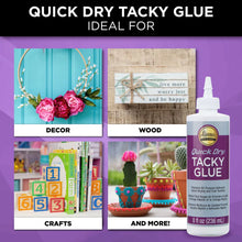 ALEENE'S | Quick Dry Tacky Glue, 8fl. oz.