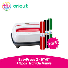 CRICUT | EasyPress 2 Heat Press Machine, Raspberry - 9"x9"