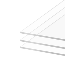 THE HAPPY STATION | Acrylic Sheets Clear & White 3mm - A4, 12"x12"