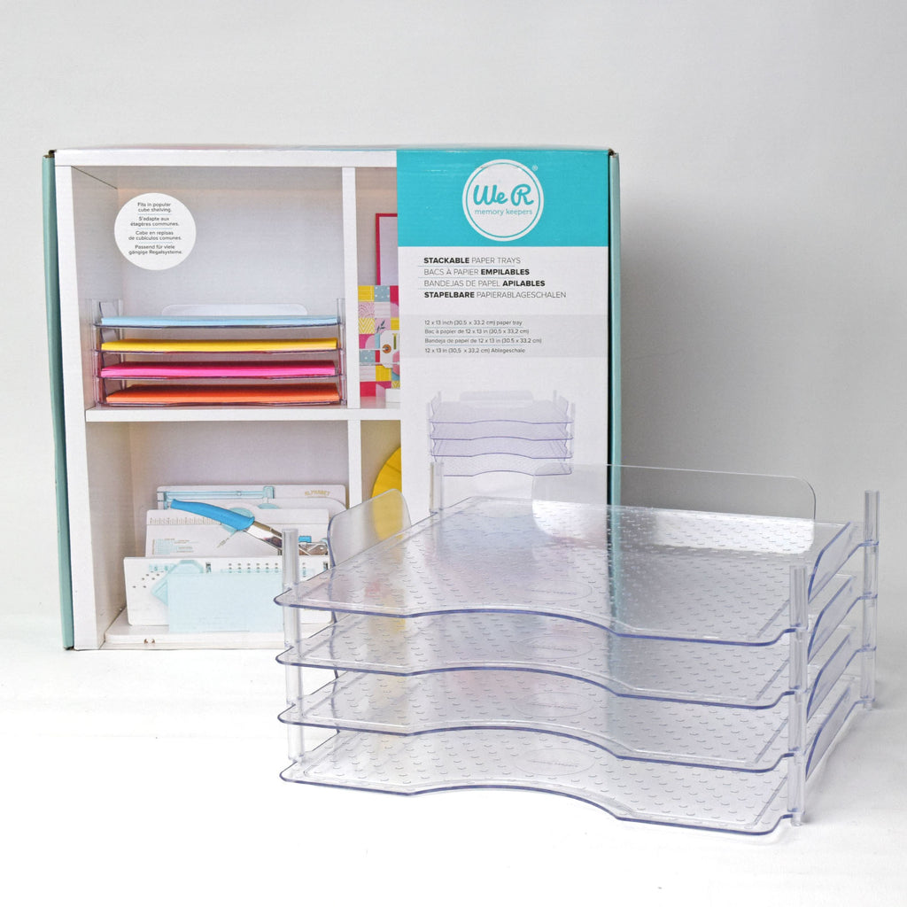 We R Makers | Stackable Paper Trays, 12in x 13in paper tray – The Happy ...