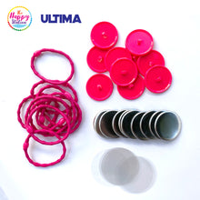 ULTIMA | Hair Tie Button, 10 sets per pack