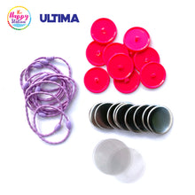 ULTIMA | Hair Tie Button, 10 sets per pack