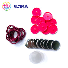 ULTIMA | Hair Tie Button, 10 sets per pack