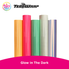 TECKWRAP | Glow in the Dark Adhesive Vinyl Sticker, 12" x 12"