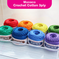 Monaco 3ply &  5ply Crochet Cotton