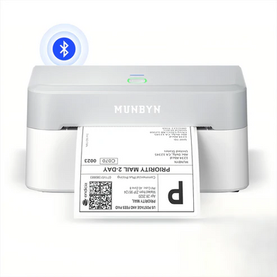 MUNBYN RealWriter 403B Flawless, Quiet Thermal Label Printer for E-commerce & Small Business