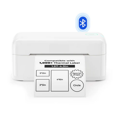MUNBYN RealWriter 402B High-Speed Bluetooth Label Printing and Creative Sticker Making