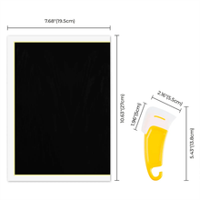 xTool | Laser Engraving Marking Paper, Black, 4pk