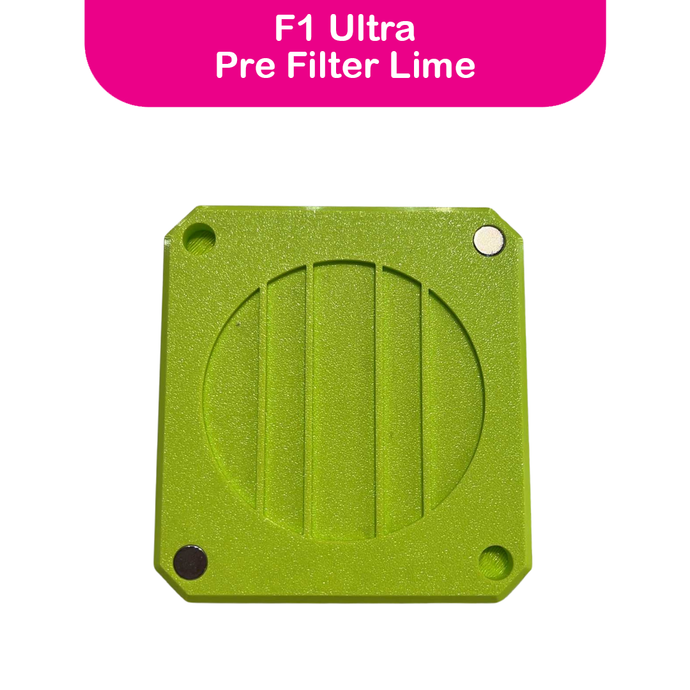F1 Ultra Pre Filter, Lime
