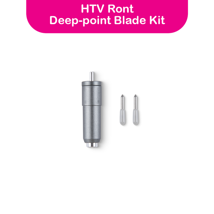 HTVRONT | Deep-Point Blade Kit - 2Pcs Deep-Point Cut Blade and Housing