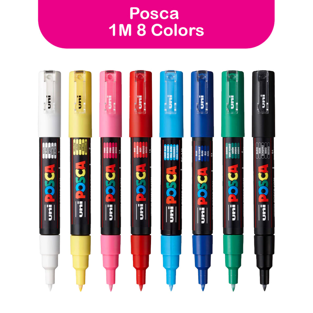 Posca 1M 8colors – The Happy Station