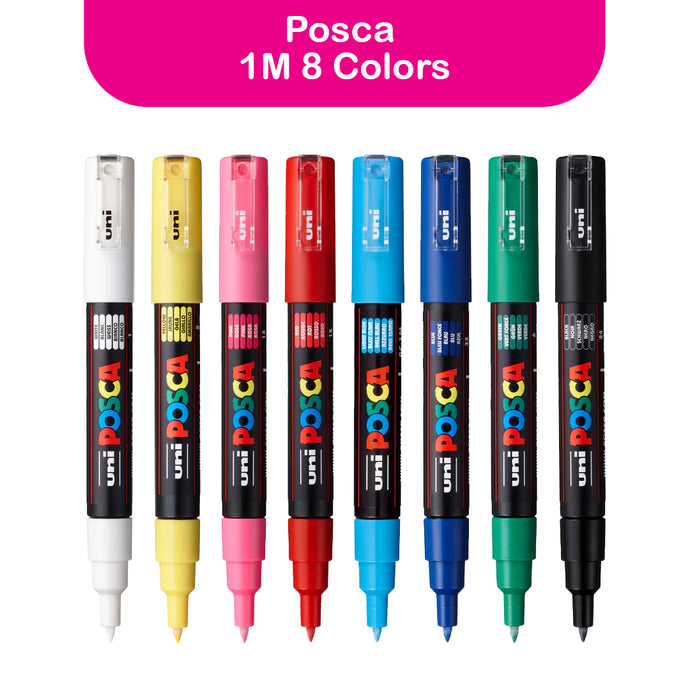 Posca 1M 8colors