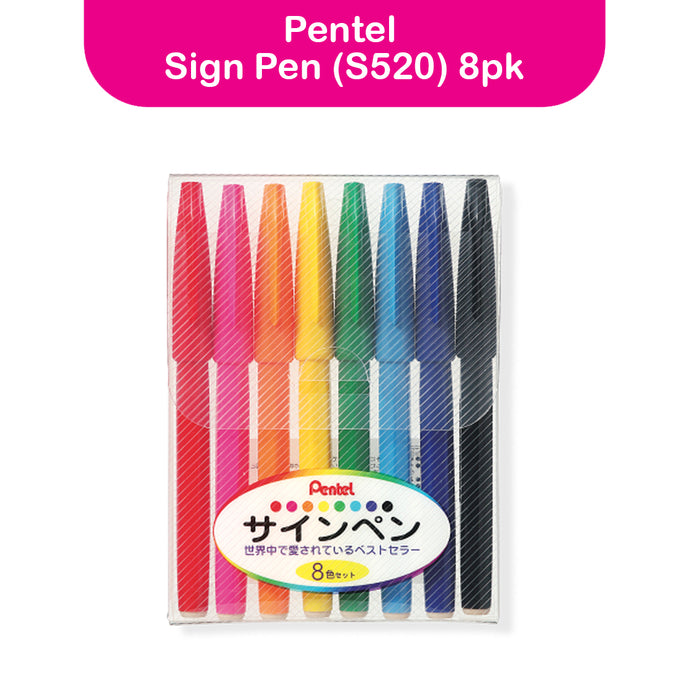 Pentel | Sign Pen (S520) 8pk