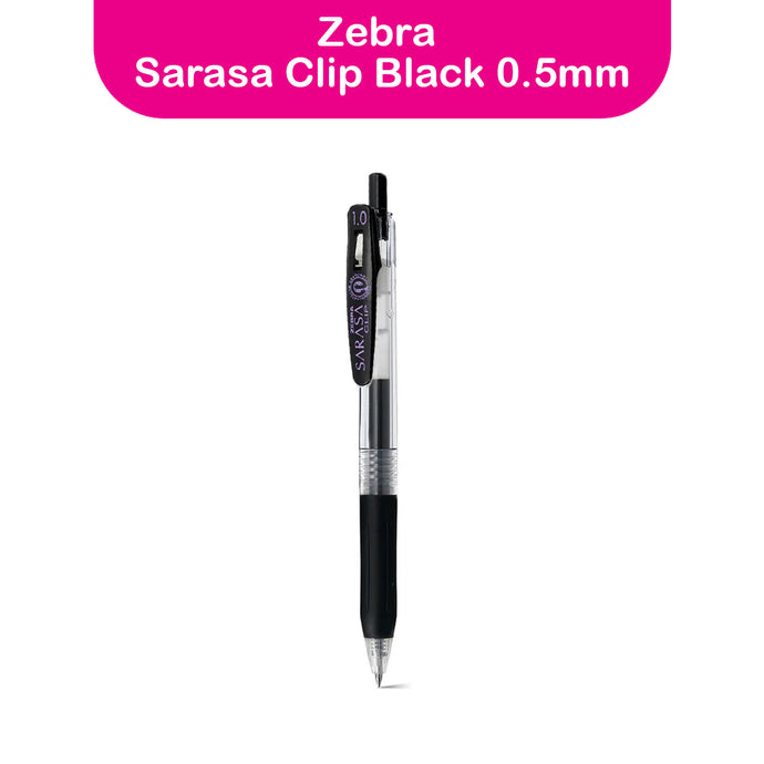 Zebra Sarasa Clip Black 0.5mm