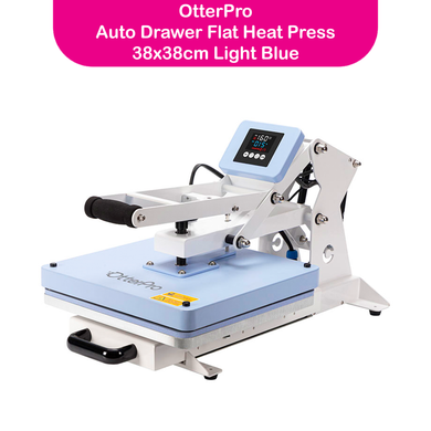 Otter Auto Drawer Flat Heat Press 38x38cm, Light Blue