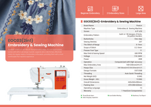 PooLin EOC03 (2IN1) Embroidery & Sewing Machine