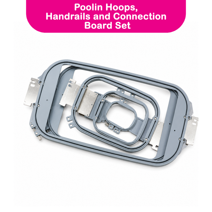 Poolin Hoops, Handrails & Connection Board Set
