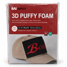 BAI | 3mm Thick 3D Puff Embroidery Foam Sheets, 10pcs/pack