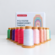 RICHWORD | Polyester Embroidery Thread, 108D/2, 40WT - 800M