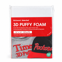 RICHWORD | 3mm Thick 3D Puff Embroidery Foam Sheets, 10pcs/pack