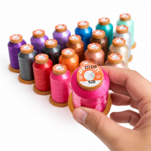 POOLIN | Polyester Embroidery Machine Thread, 108D/2, 40WT - 800M