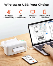 MUNBYN RealWriter 402B Bluetooth Label Printer