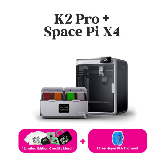Creality K2 Pro/K2 Pro Combo with Space Pi X4 & CR-Scan Otter